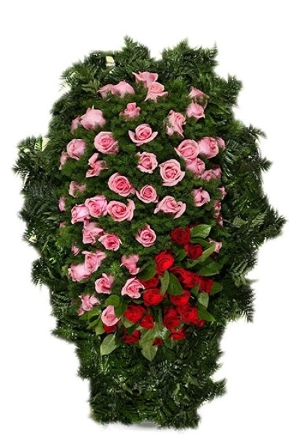 Венок ритуальный на похороны РВЖ2 в Москве