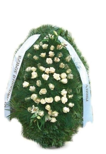 Венок ритуальный на похороны РВЖ18 в Москве